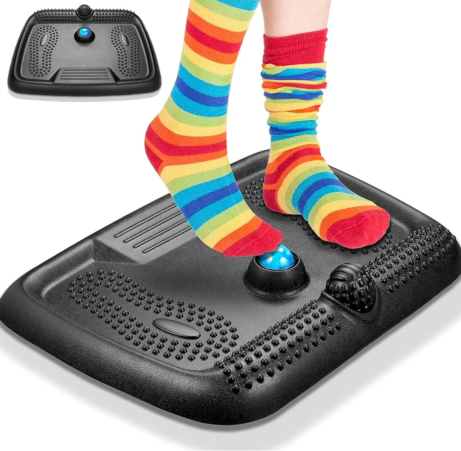 Anti Fatigue Standing Mat Comfort Standing Desk Mat Ergonomic Stand up Mat with 2 Massage Ball