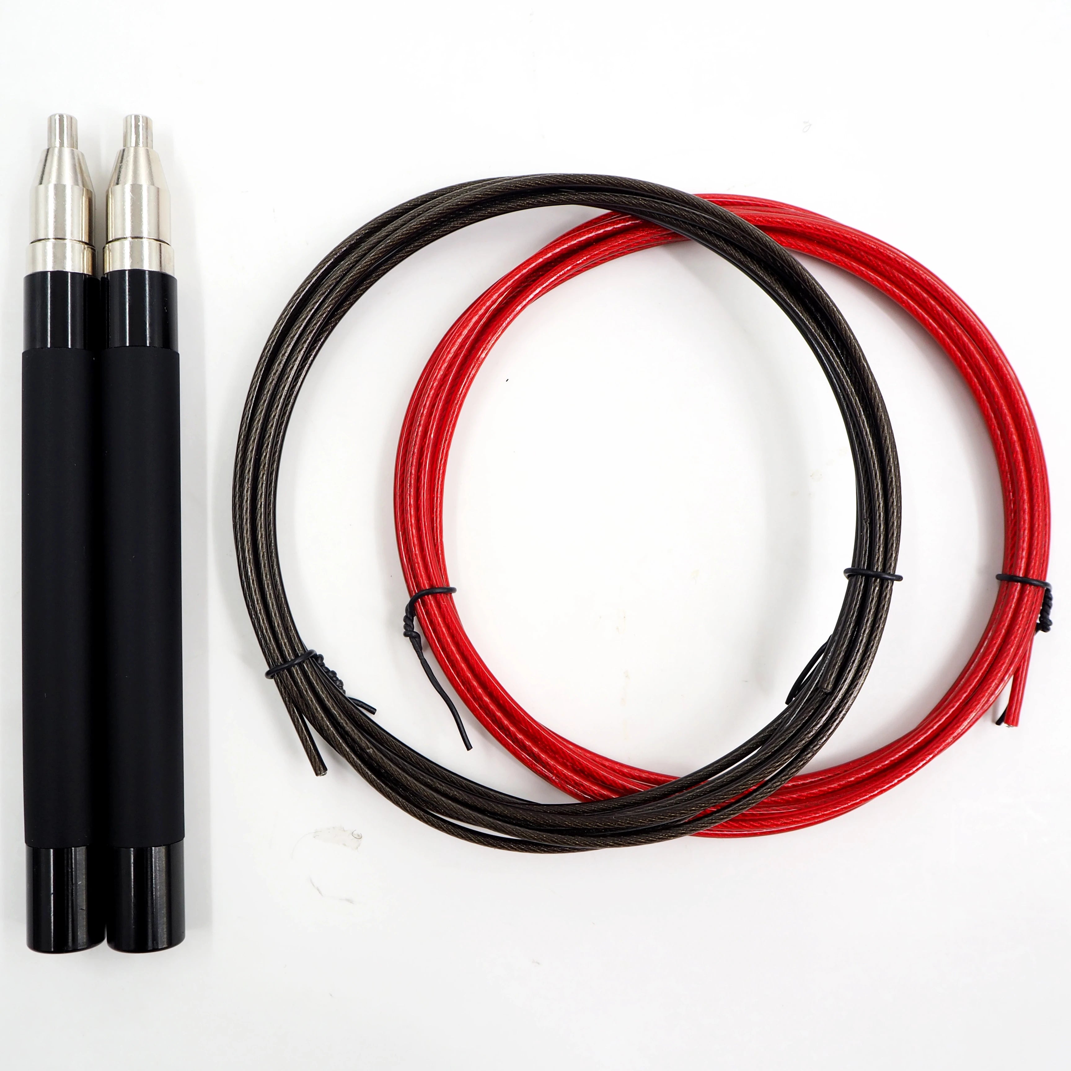 Hot Sale Product Selevator Steel Adjustable 2.0 Weighted Exercise Speed Black Pvc Long Handle Rush Athletics Jump Rope Weight