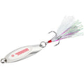 Top Right SP302-1 Metal Spoon Sequins Spinner Lure Artificial Bait Spinner Fishing Lure With Feather Hook