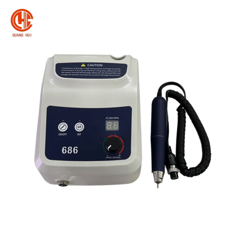 110V-220V 150W 686 Sander Blue Color  Mini Drill Nail Machine for Polish Usage