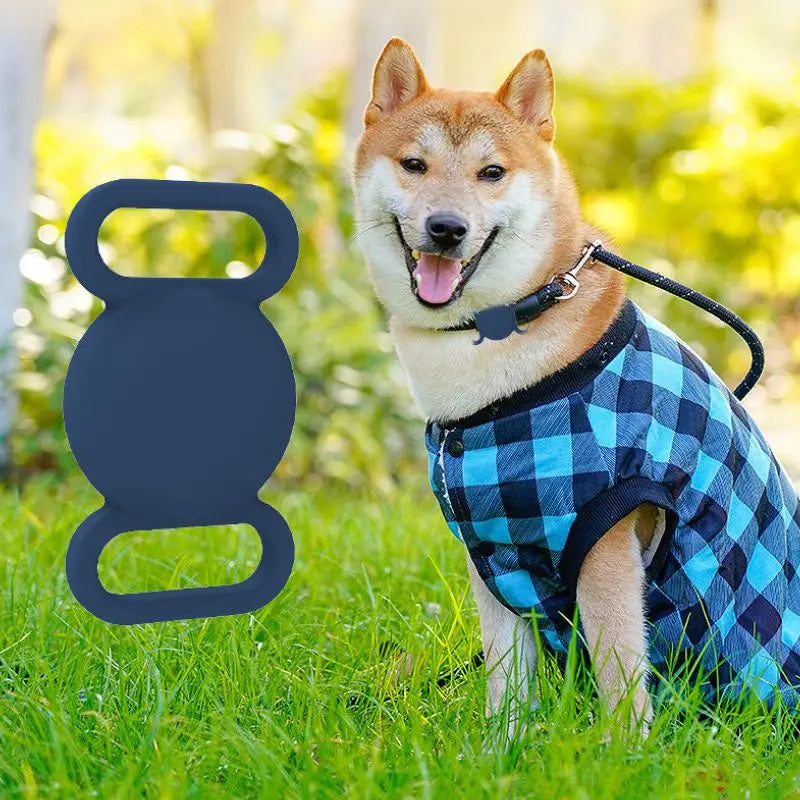 Airtag Comfortable Secure GPS Pet Collar Accessories with Durable Silicone & Decorative Ribbons Product Category Pet Leashes