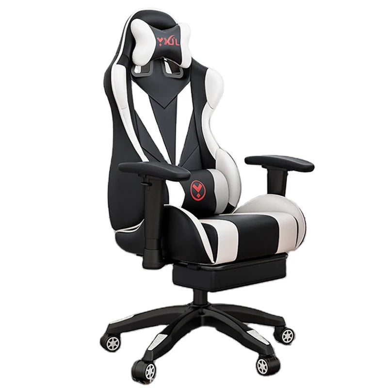 Luxury Fast Shipping PC Computer Game Chair Massage Silla Gamer Ergonomic Leather Gaming Chair with Footrest