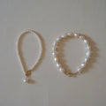 Simple Perlas De Agua Dulce S925 Sterling Silver Freshwater Baroque Pearl Bracelet