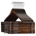 Wholesale Low Price Custom Wooden Hangers Vintage Cloth Scarf Pant Dress Coat Wooden Hanger