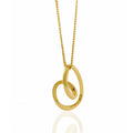 Necklace for Women in 925 Sterling Silver Irregular Heart Pendant Necklace Fine Jewelry for Women