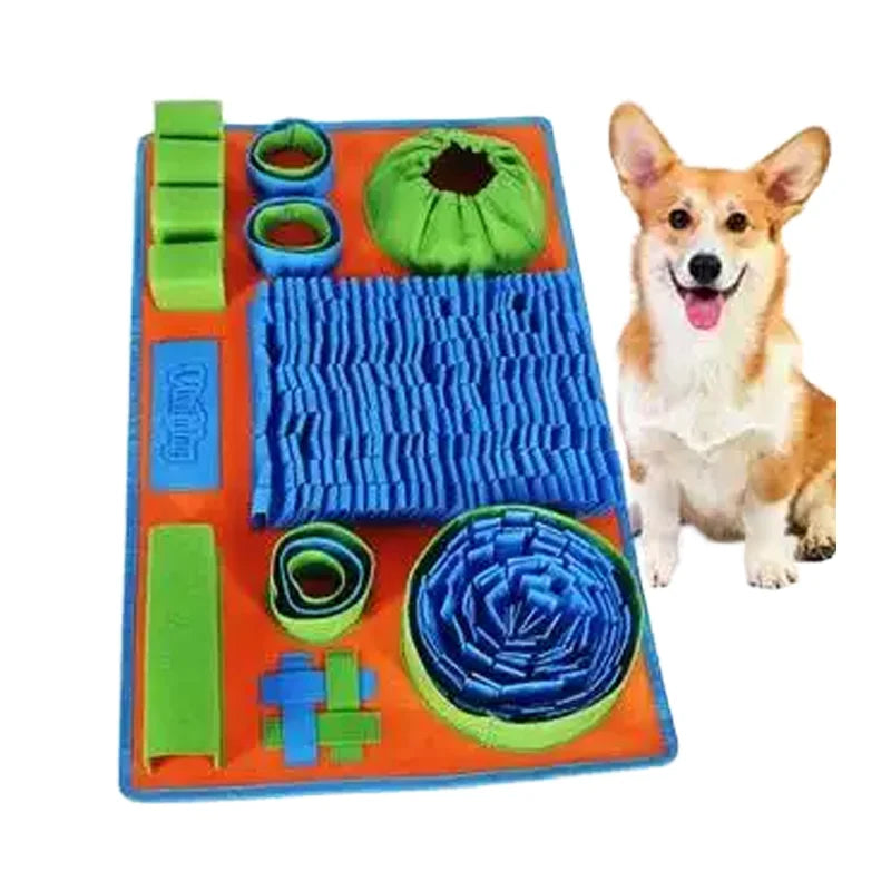 Durable Felt Pet Feeder Snuffle Mat Washable Non-Slip Dog Snuffle Mat  Interactive Pet Training Mat for Pet Slow Feeder