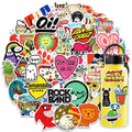 50PCS 2023 Newly Aesthetic Cute Funny Trendy Cartoon Decals for for Kids Teens Boba Tea butterfly VSCO Sticker