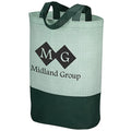 Ruthbag 80gsm Herringbone Reusable Handled Medium Size Foldable Non-Woven Tote Grocery Bag Letter Pattern for Shopping