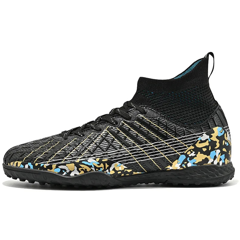 Factory Wholesale Most Popular High Low Ankle Football Boots Training Sport Cleats Kids Soccer Shoes for Men