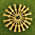 Bulk Premium Durable Eco-Friendly Bamboo Golf Tee Colorful Castle Step Tee