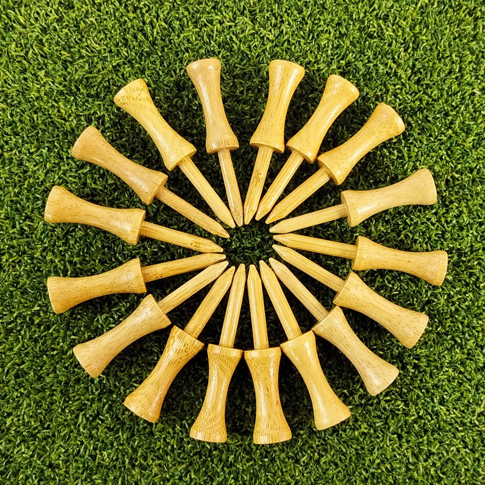 Bulk Premium Durable Eco-Friendly Bamboo Golf Tee Colorful Castle Step Tee