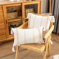 2022 Wholesale Boho Farmhouse Decorative Fall  Throw Pillow Covers 18x18 Customized Cotton Jacquard Tufted Pillow Cover