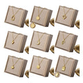 Non Tarnish Stainless Steel Heart Necklace 18k Gold Plated Waterproof Stainless Steel Cross Pendant Necklace