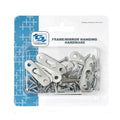 60PCS TS-K301 Hanger Set Keyhole Picture Frame Hangers Hanging Plate Hardware Tool Hooks Frame Hangers