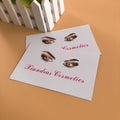 Elegant Printing Recycled Thank You Card Custom with logo White Business Cards for Lashes
