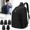 Multifunction Waterproof Backpack Men Luxury Student School Bags Notebook Backpacks Casual Pleated Laptop Bag for Men