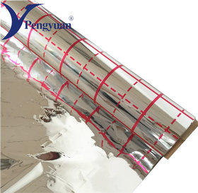 PENGYUAN MPPE PET Aluminum Reflective Foil 30m Thickness Food Grade for Floor Heating Heat Insulation