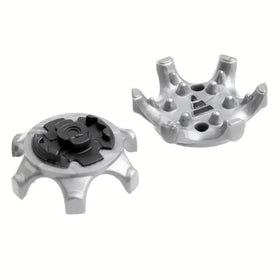 New Golf Shoes Spike Fast Rotation Nails Manufacturer Wholesale TPR Golf Shoe Nail Slotted Clip Grey Golf Cleats