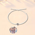2025 OEM Custom Photo Bracelets Adjustable 100 Languages Projection Picture Woven Bracelets for Women Men Couple