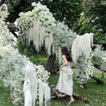 D152 5pcs Natural Plants Hang Amaranth Flower Preserved Amaranthus Hanging Amaranthus Caudatus Wedding Decoration