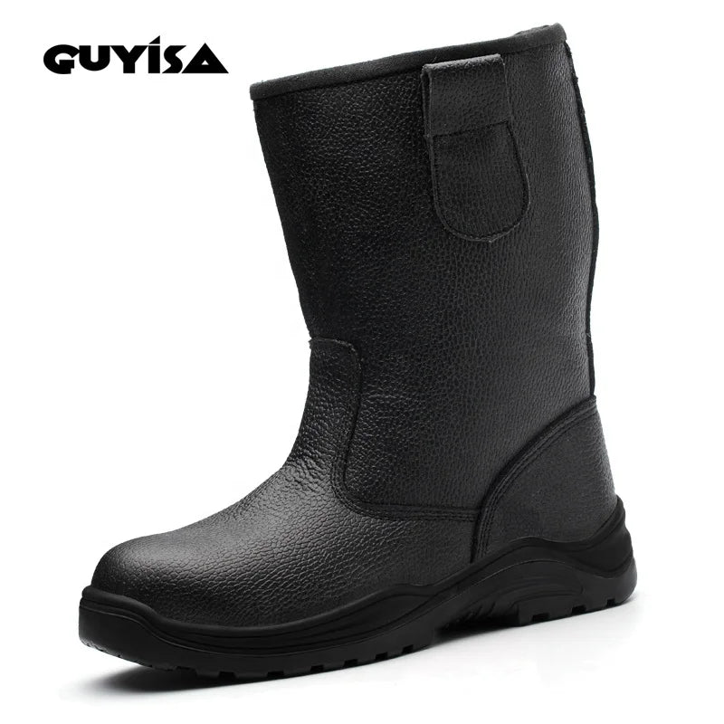 GUYISA Work Steel Toe Shoes Safety Oilfield Boots for Men and Women Lightweight Industrial & Construction Boots MegaBDM
