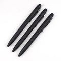 Custom Logo Metal Touch for Stylus Pen 1.0mm Writing Width Promotional Short Black Matte Personalised Pen