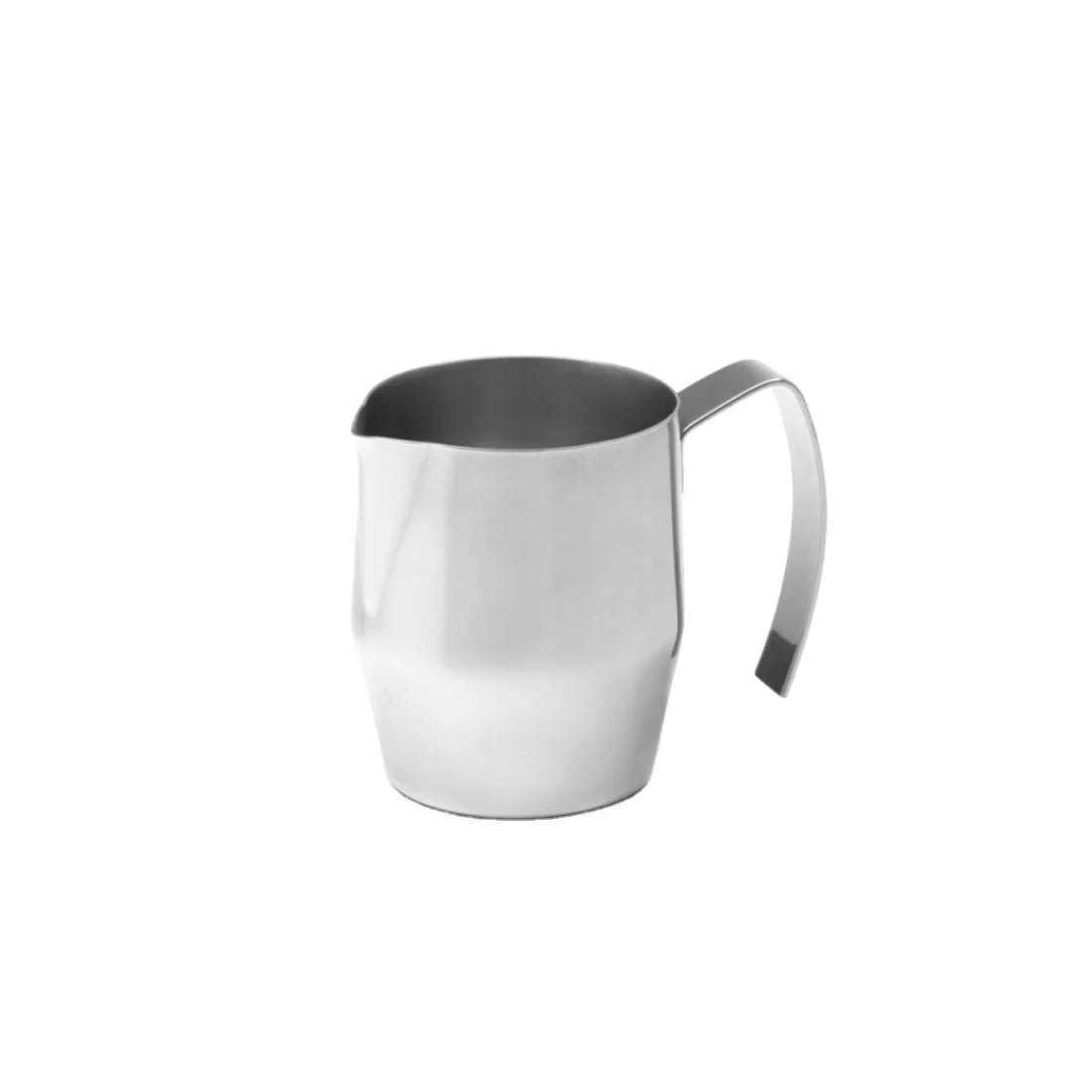 Italian Ergonomic Stainless Steel AISI 304 18/10 Eco-Friendly Mirror Polished 6-Cup Cappuccino Creamer Classic Home Metal