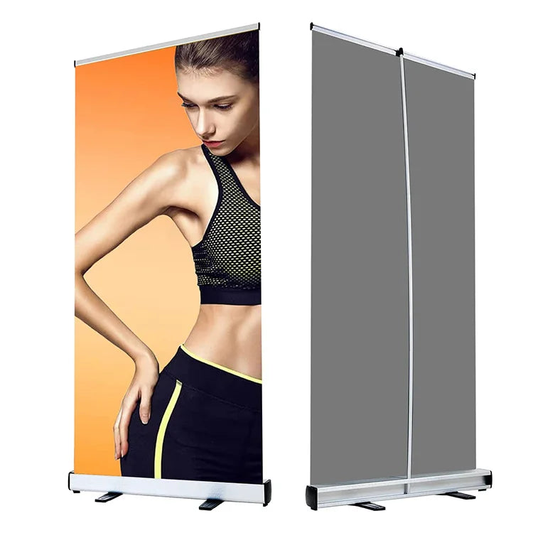 Fast Shipping Broad Base Aluminum Roll up Banner Promo Roll up Screen Roll-up Banner Retractable Roll up Banner