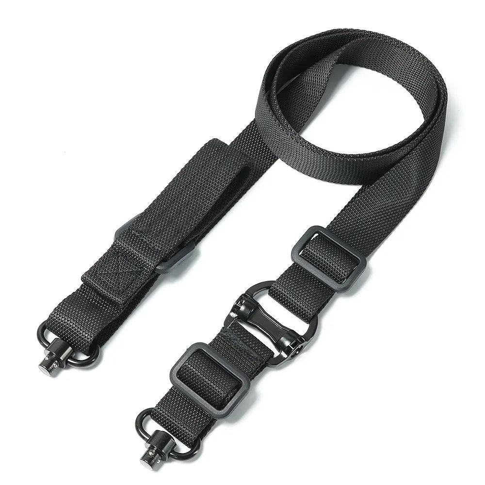 Tactical Adjustable Quick Detach QD Metal Swivel 2 Point Multi Mission Gun Sling Quick Release Strap