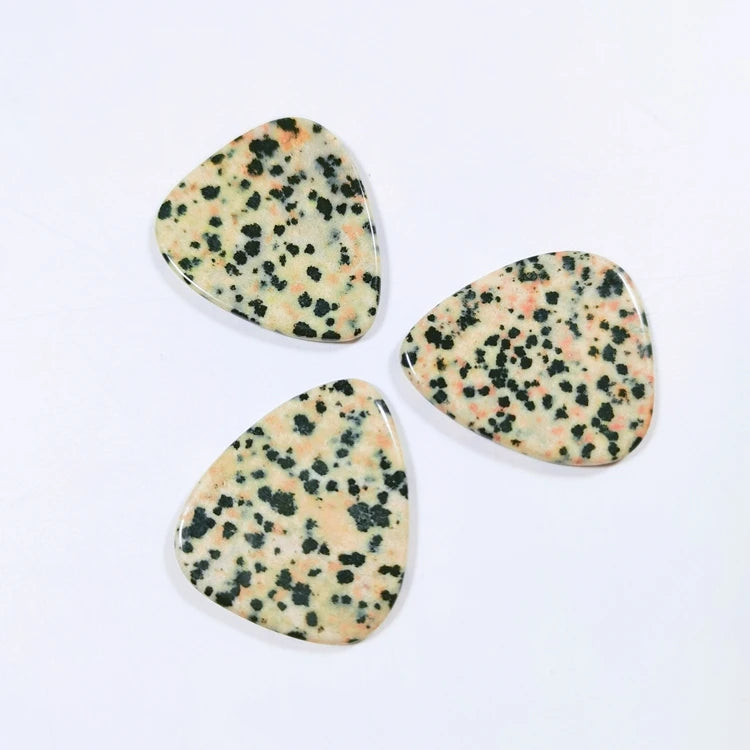 Huiying Custom Brand Logo Printing Dalmatian Jasper Guitar Accessories Pick Maker Picks