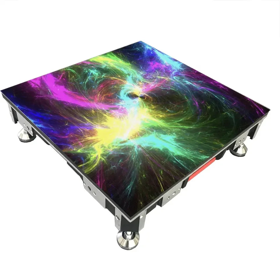 Full-color Interactive P4.81tile LED Display Screen for DJ Booth Bar Dance Game Video Stage Platform LED Floor Tile Display