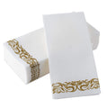 Disposable Linen-feel Guest Towels Tissue Paper Napkins Soft and Absorbent Paper Napkin for Party Wedding Airlaid Paper Napkin