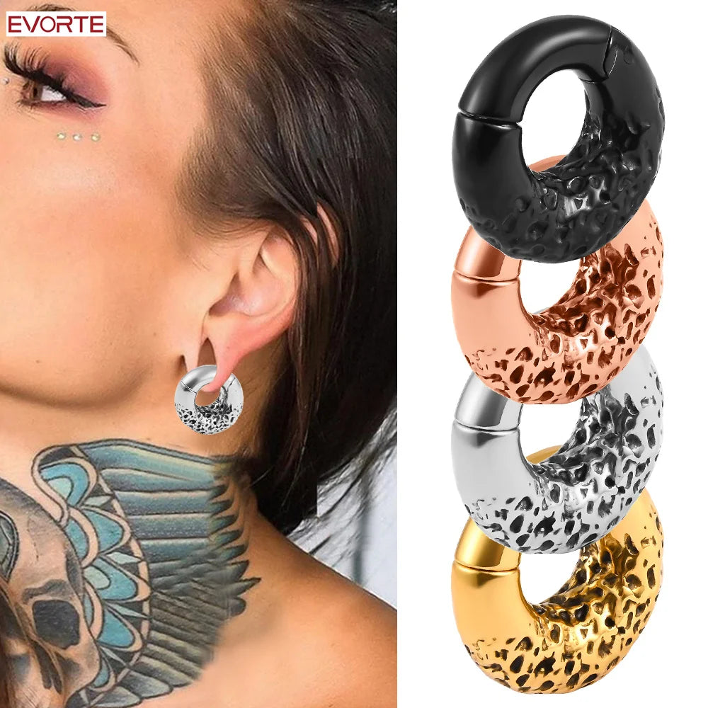 316L Stainless Steel Fashion Ear Plug Flesh Tunnel Body Piercing Jewelry Ear Gauges Expanders Stretcher Ear Weight Party Unisex