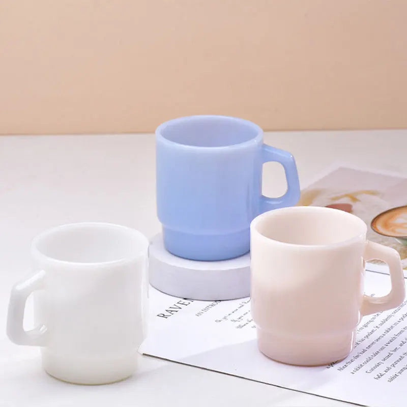 Factory Direct Sale Simple Creative Mug with Handle Coffee Milk Cup Customized