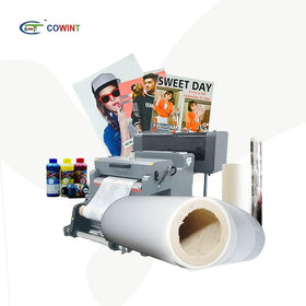 Cowint Custom Logo Heat Transfer Film Sticker PET Material Printing Transfer Plastic Sheet for Clothing Design