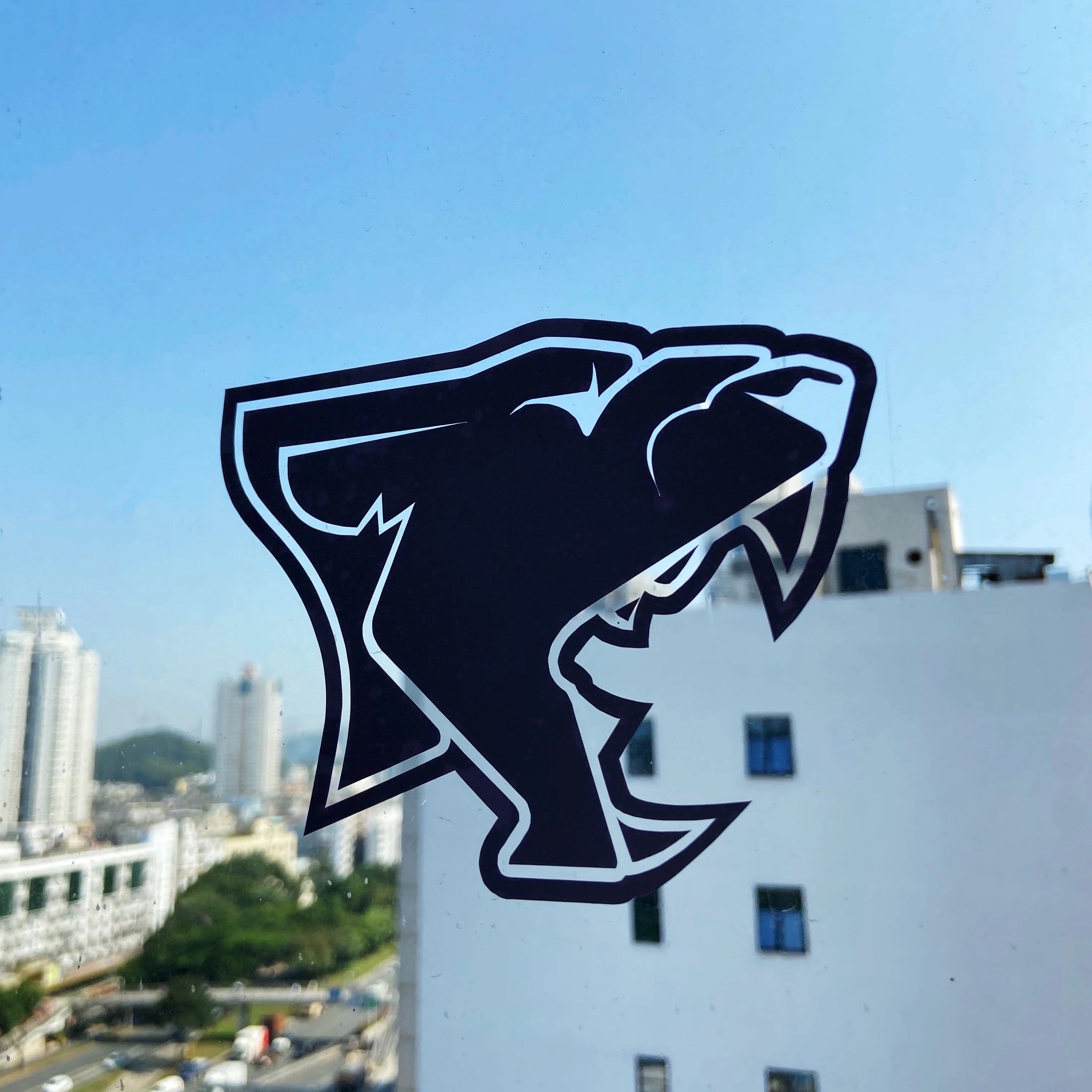 Custom Die Cut logo Waterproof Vehicle Transfer Uv Resist Outdoor Vinyl Car Decal clear Transfer Tape Car Window Sticker