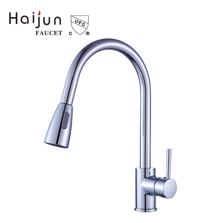 CUPC NSF Brass Low Lead Kitchen Faucet Single Handle Single Lever Pull Out Sprayer Kitchen Faucet MegaBDM