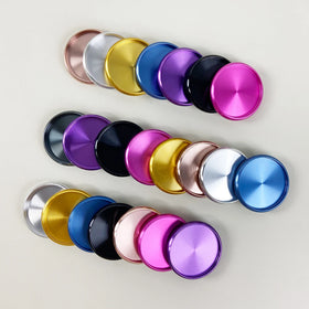 RINGNOTE 24mm 100pcs/box Leather Disc Binding Rings for Notebooks Planners Albums Hardcover Gift