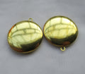 Blank Locket Pendant 32mm Round Brass Photo Locket