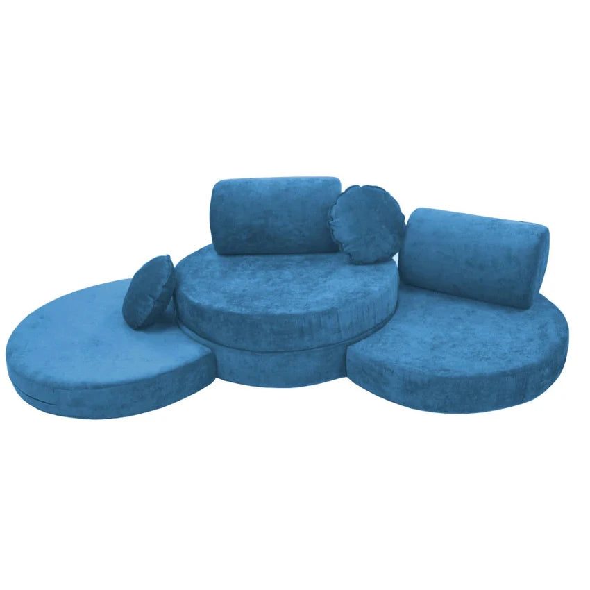 High Quality Soft Plush Sofa Accessories Custom Deluxe DIY Foam Play Couch Wedge Rocker Arch Modern Bedroom Kids Families Hotels
