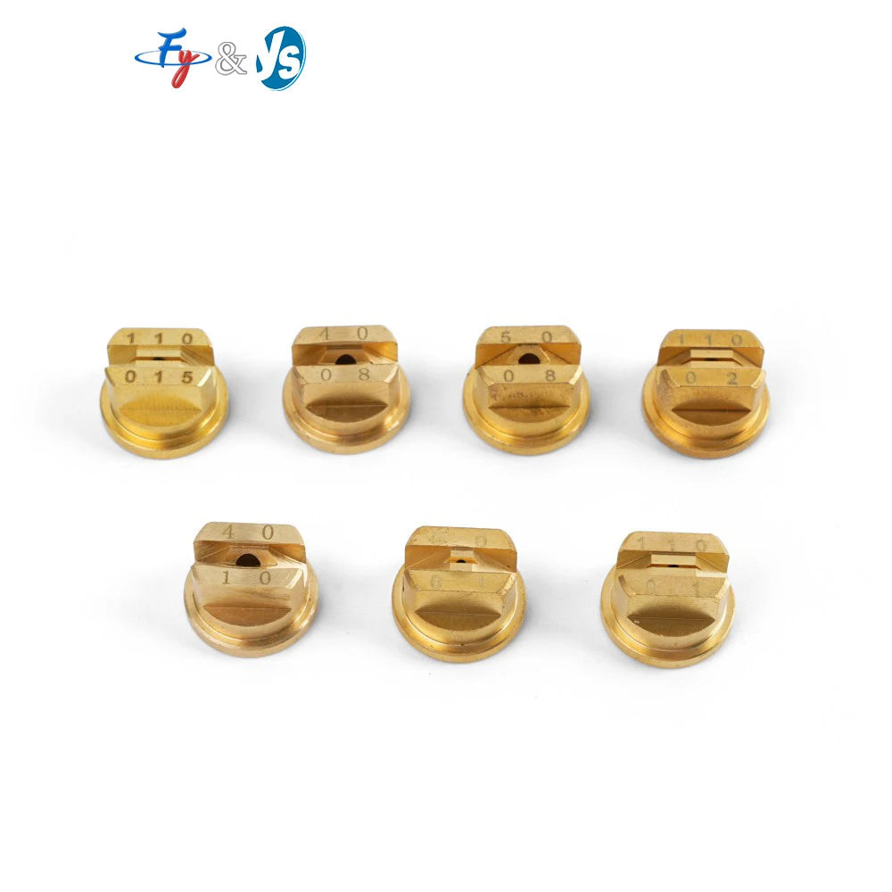 Brass Flat Fan Spray Nozzle Tip Anti Drip Flat Spray Nozzle for Washing Tpu Spray Nozzle Tip Drip Proof