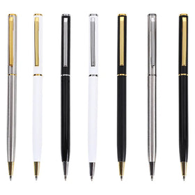 Promotional Slim Metal Ball Pen Office School Supplies Ballpoint Pens with Custom logo
