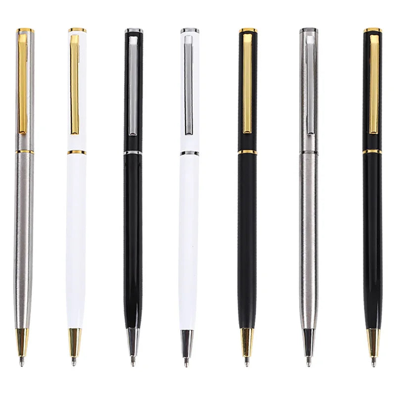 Promotional Slim Metal Ball Pen Office School Supplies Ballpoint Pens with Custom logo