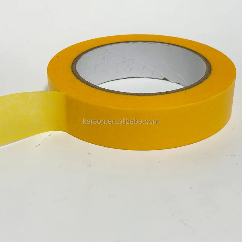 Tesa 4375 for Sharp Clean and Flat Paint Edges Flat Paper Yellow Paper Tape With Acrylic Adhesive