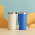 2025 New Product Ideas 14OZ Steel Tumbler BPA-Free Vacuum Insulated Coffee Mug with Leak-Proof Lid Powder Coating Travel Mug
