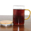 Glass Cup Tea Mug Single Wall Mark Coffee Mug With Handle From China