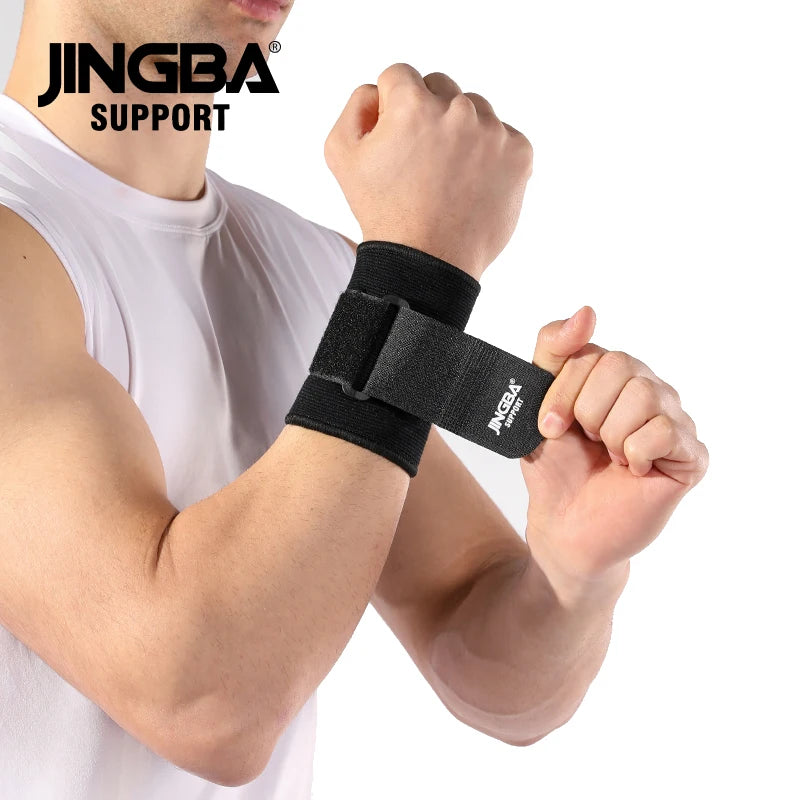 JINGBA CE FDA ISO New Adjustable Wrist Compression Strap Sport Wrist Wraps Support for Women Men Fitness Work Out Weightlifting