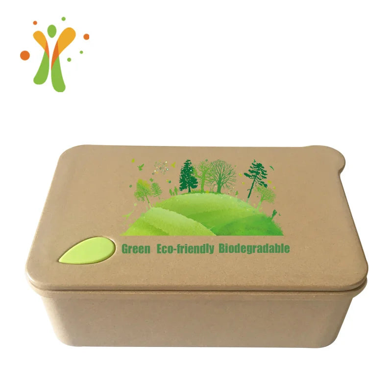 Nature Eco Friendly Biodegradable Rice Husk Microwaveable Lunch Box