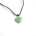 Hongzhuo Natural Healing Crystal Stones Green Aventurine Jade Heart Pendant for Decoration Gift
