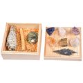 Custom Natural Crystal Stones for Healing Wooden Box Set Charm 7 Chakra  Gemstone Stones Kit